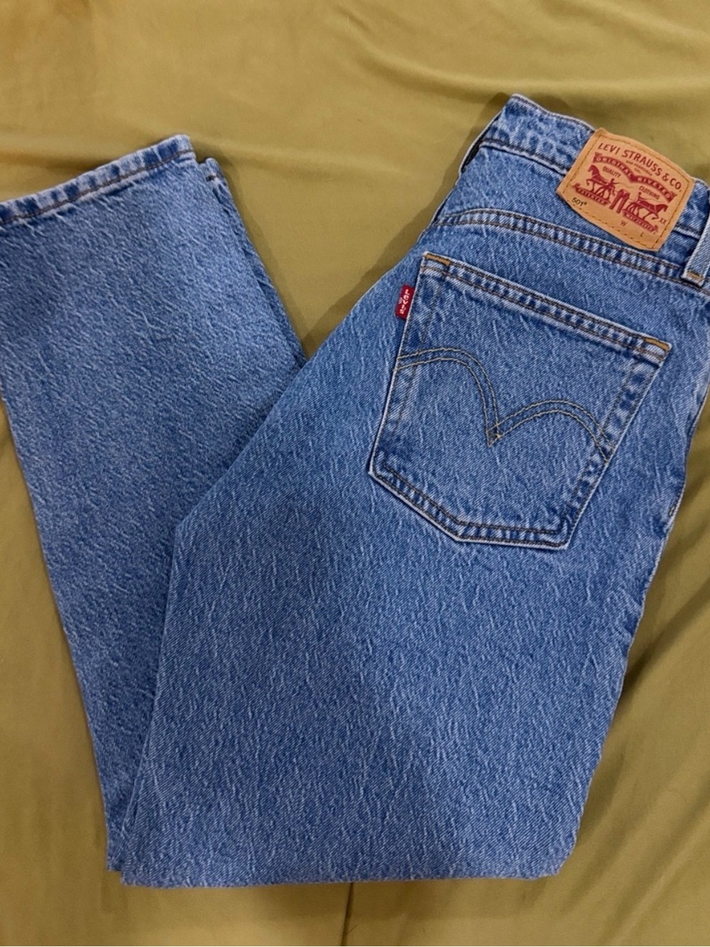 Classic 501 Levi’s Original Straight Leg Womens Jeans